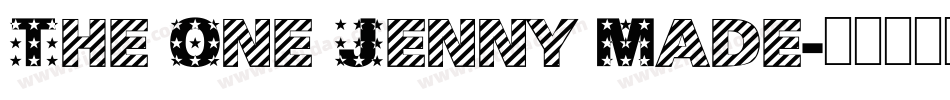 The One Jenny Made字体转换